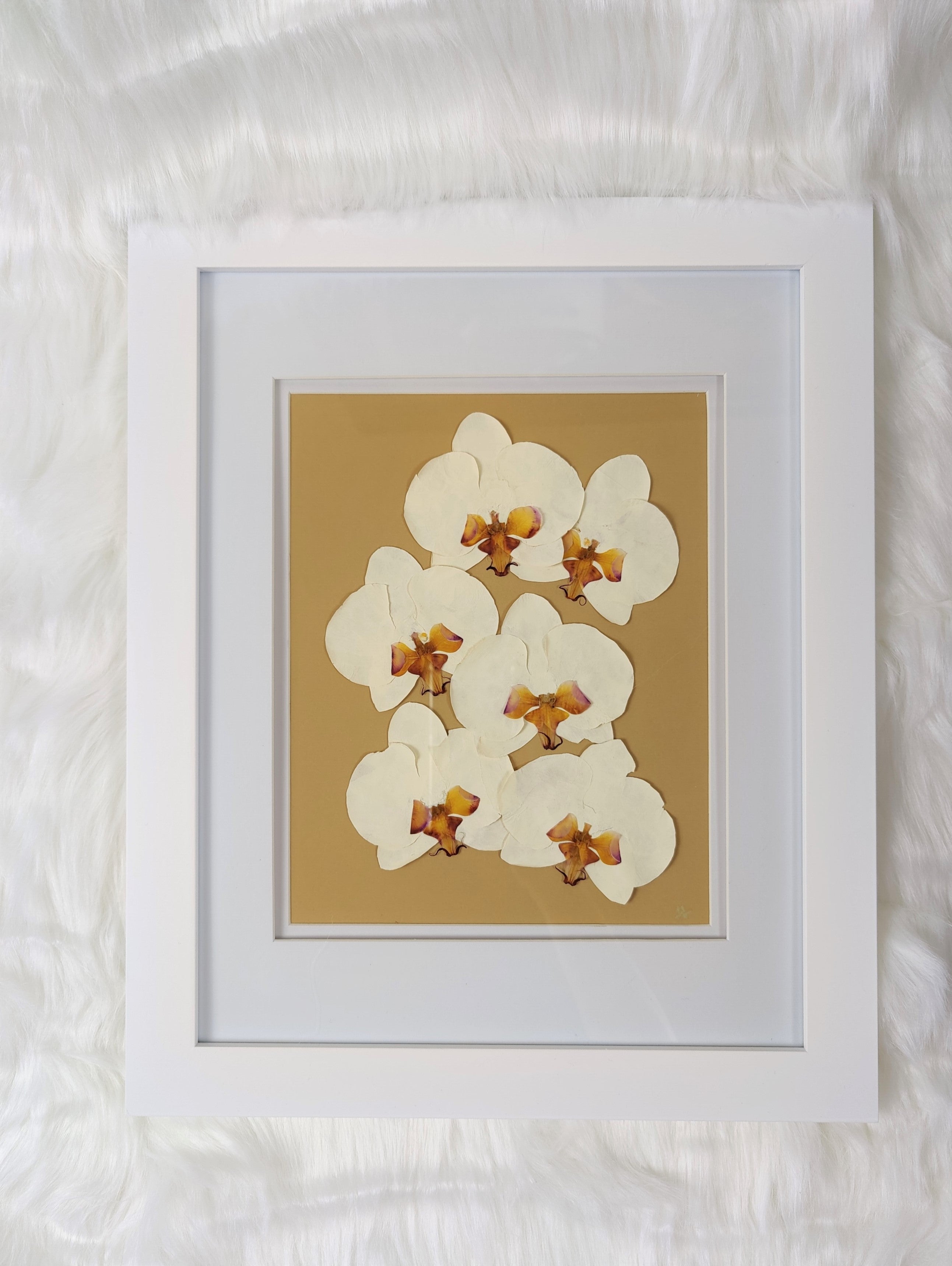 Personalized Pressed and Framed Flower Bouquets